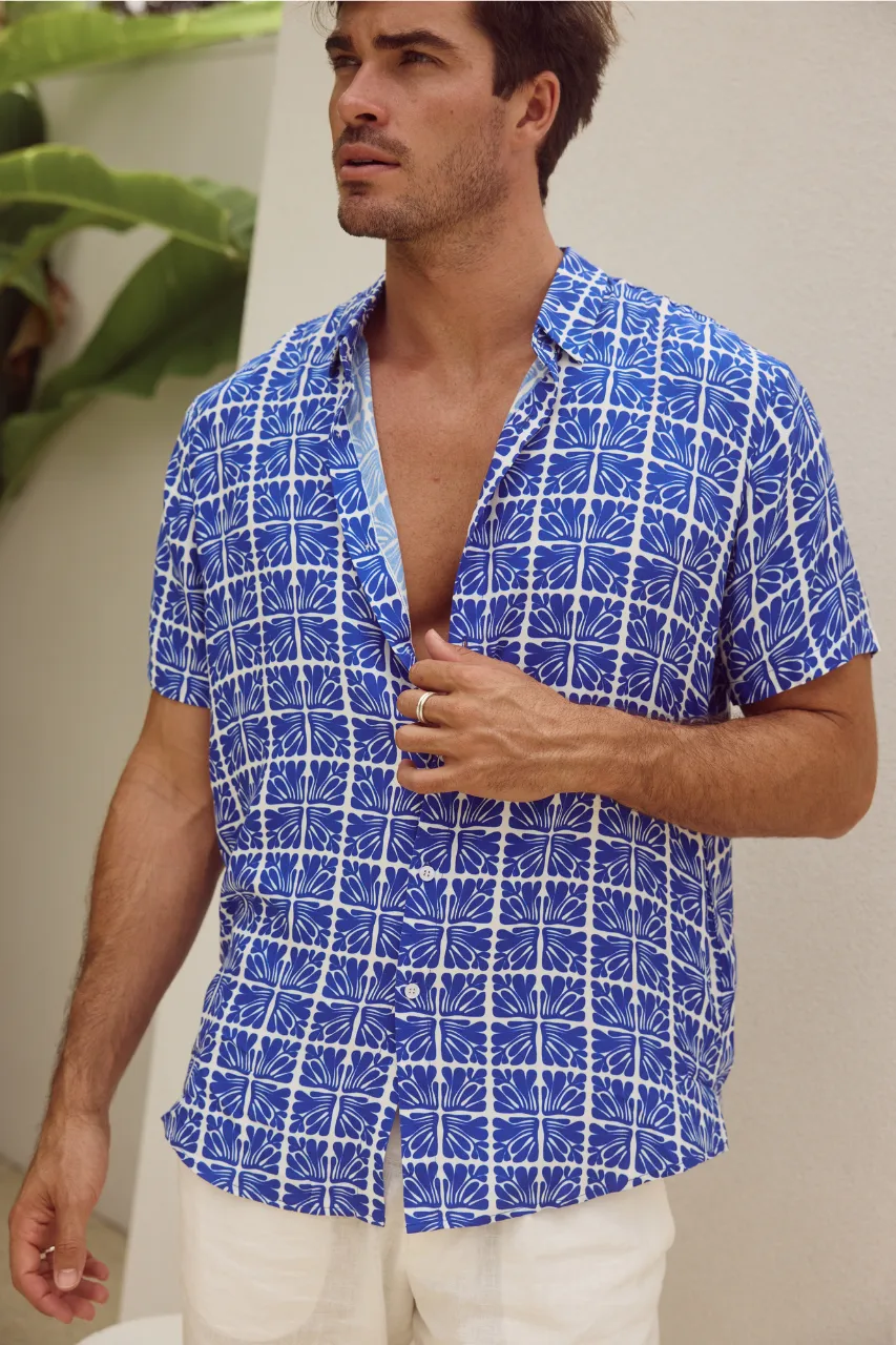 MOORE SHIRT - ASCEND BLUE sold by Runaway The Label product image thumbnail 4