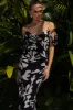 NUOVO MAXI DRESS - BLACK BOTANICA sold by Runaway The Label