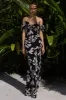 NUOVO MAXI DRESS - BLACK BOTANICA sold by Runaway The Label