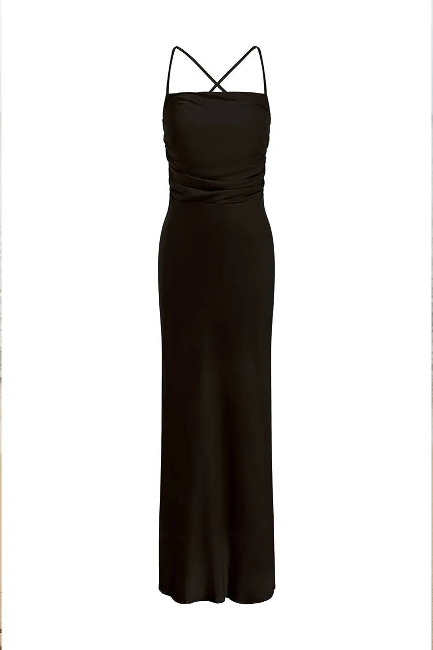 LUCIENNE MAXI DRESS - BLACK sold by Runaway The Label product image thumbnail 3