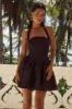 SABINE MINI DRESS - BLACK sold by Runaway The Label