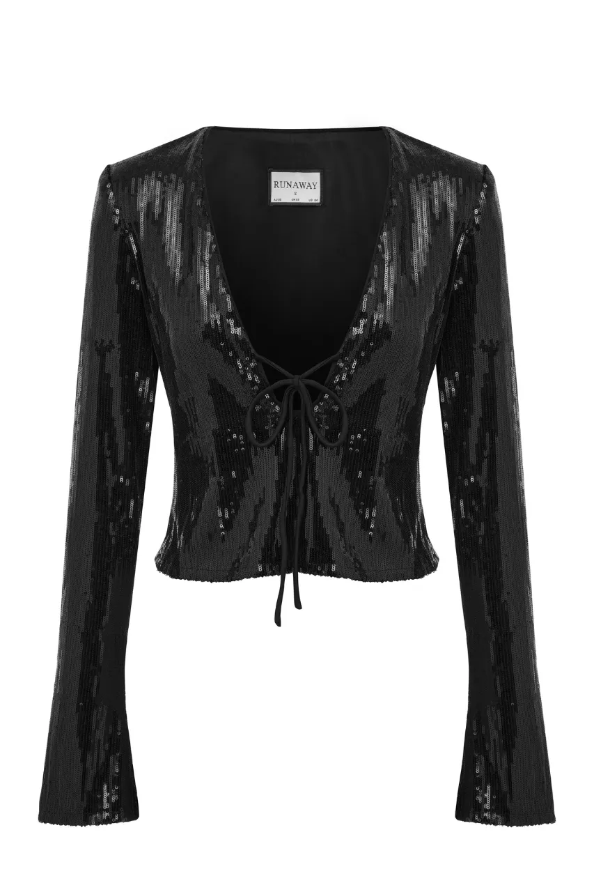 BLAISE TOP - BLACK sold by Runaway The Label product image thumbnail 5