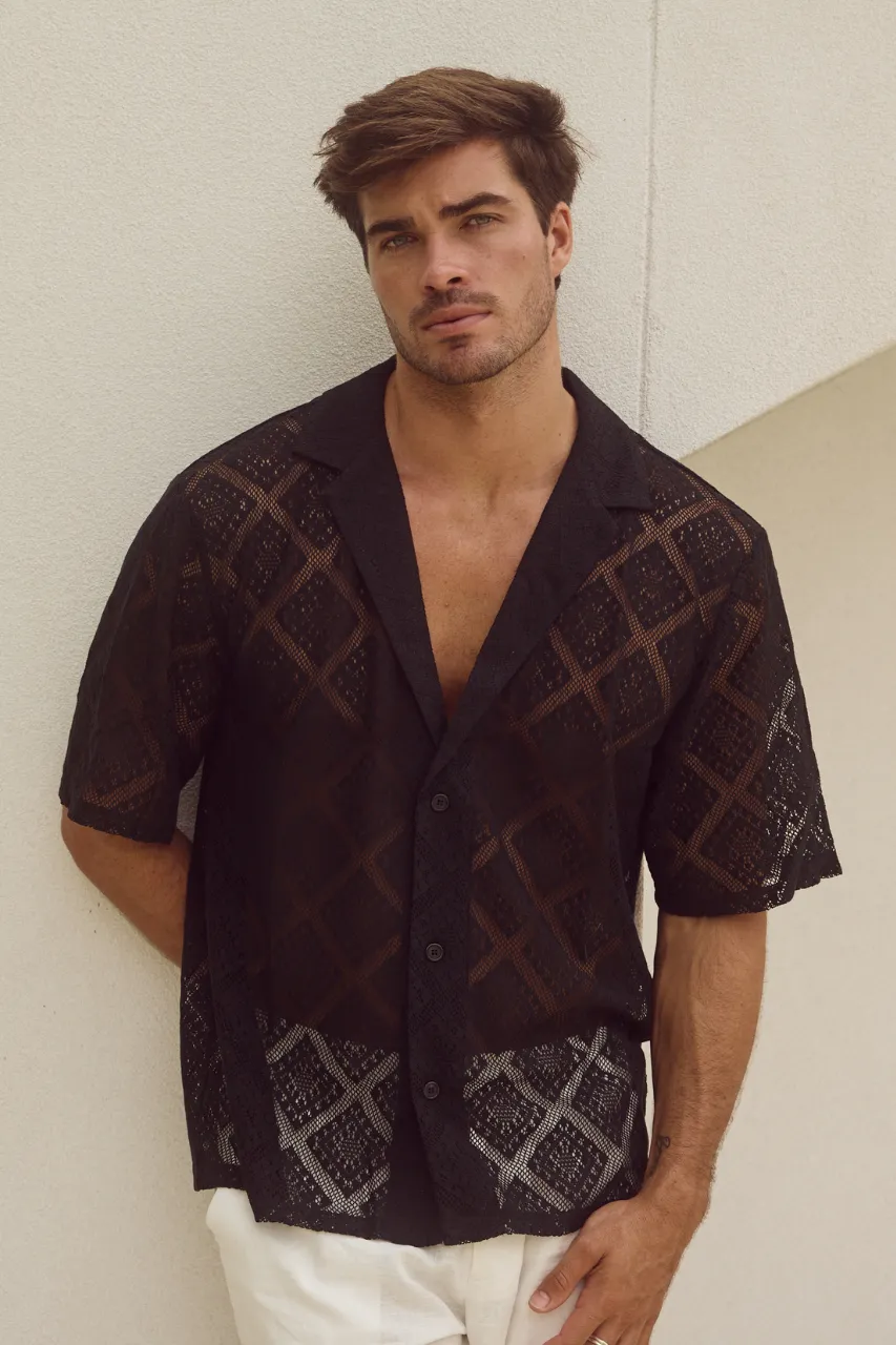 TULUM SHIRT - BLACK sold by Runaway The Label