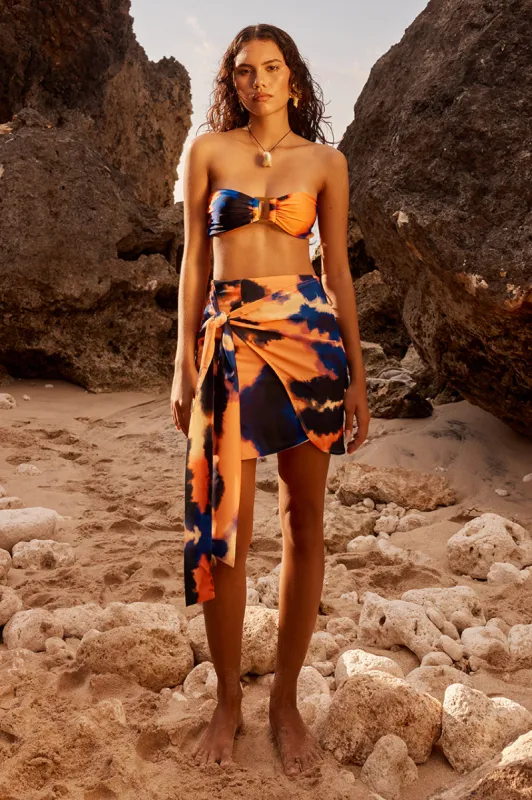 VELZY MINI SKIRT - SABER PRINT sold by Runaway The Label