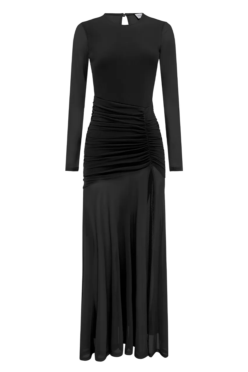 OLIVIA MAXI DRESS - BLACK sold by Runaway The Label product image thumbnail 2