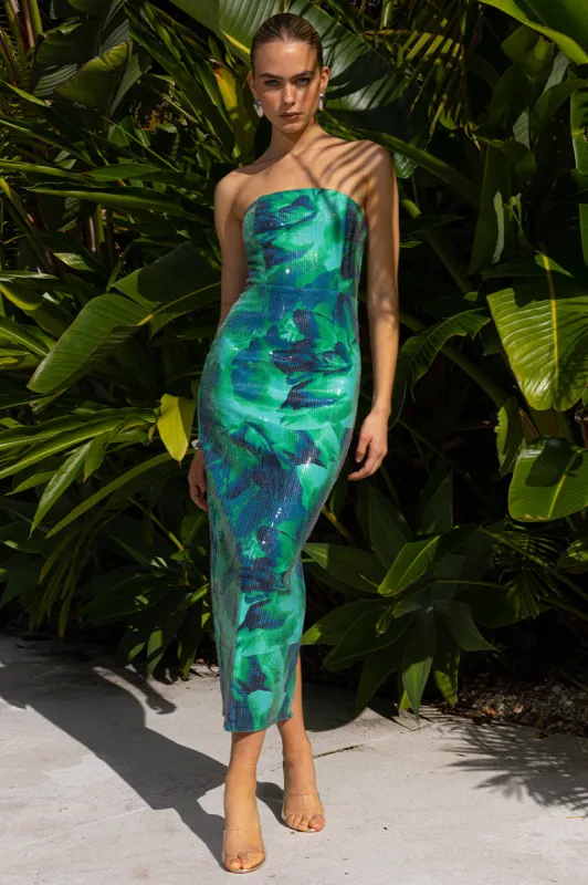 MALIBU CALISTA DRESS - CALISTA GREEN sold by Runaway The Label