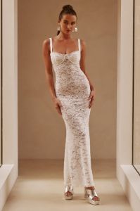 KAIA SLIP DRESS - WHITE sold by Runaway The Label