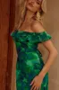LAYANA MIDI DRESS - CALISTA GREEN sold by Runaway The Label