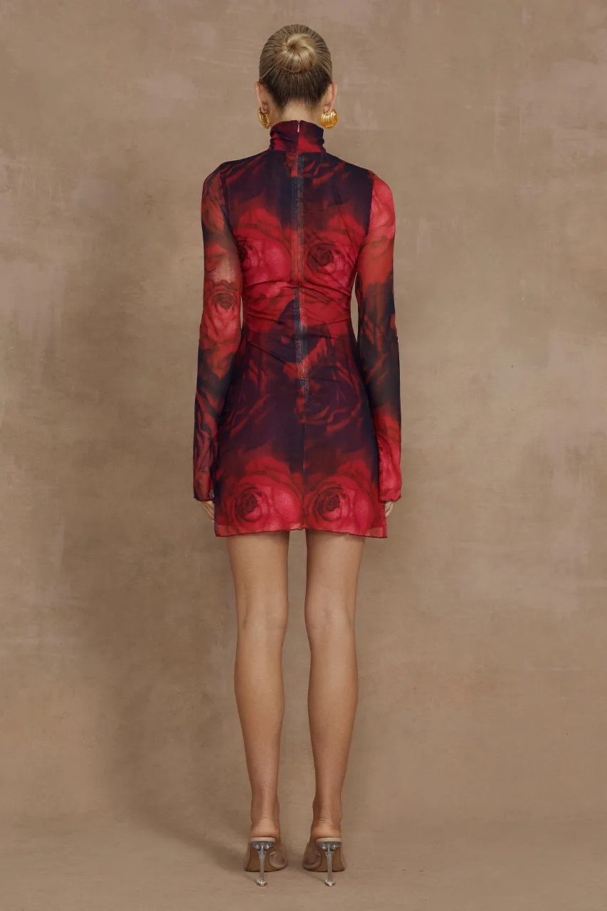 JORDI MINI DRESS - GIOVANA PRINT sold by Runaway The Label product image thumbnail 2