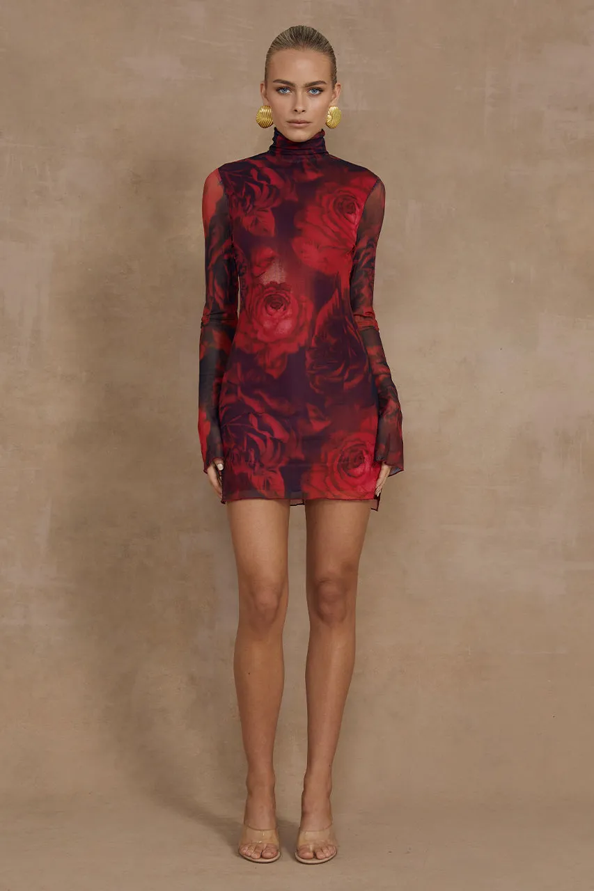 JORDI MINI DRESS - GIOVANA PRINT sold by Runaway The Label product image thumbnail 3