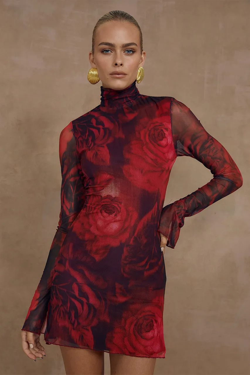 JORDI MINI DRESS - GIOVANA PRINT sold by Runaway The Label