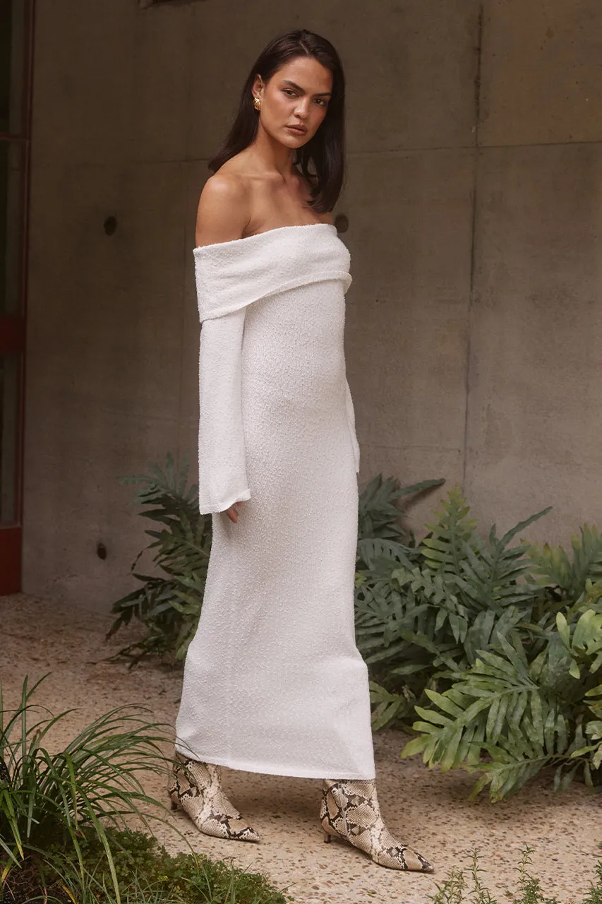 ESTIE MIDI DRESS - WHITE sold by Runaway The Label product image thumbnail 3