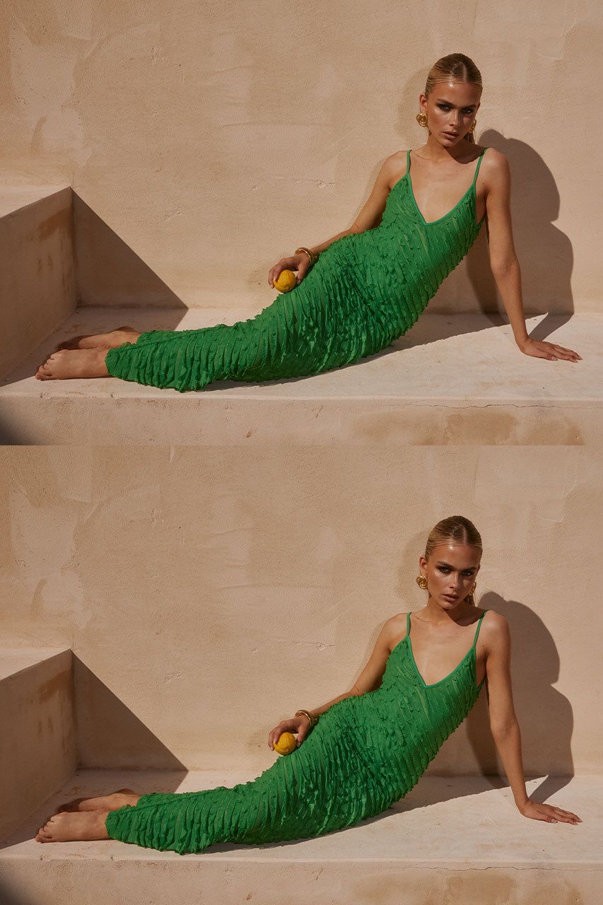 OPALINE MAXI DRESS - GREEN sold by Runaway The Label product image thumbnail 4