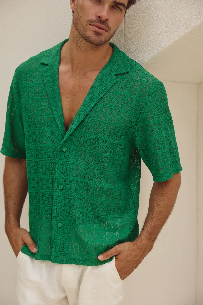 MATILO SHIRT - GREEN sold by Runaway The Label product image thumbnail 4