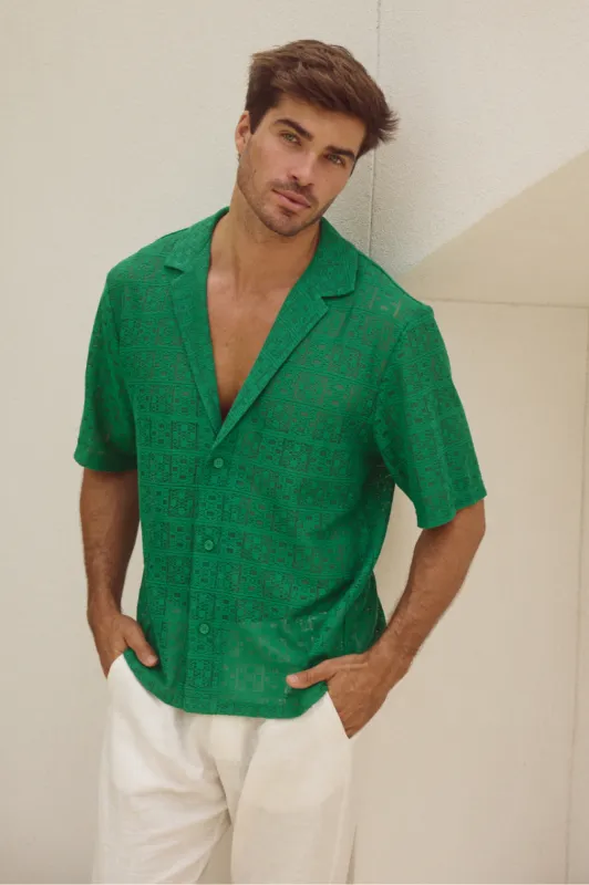MATILO SHIRT - GREEN sold by Runaway The Label