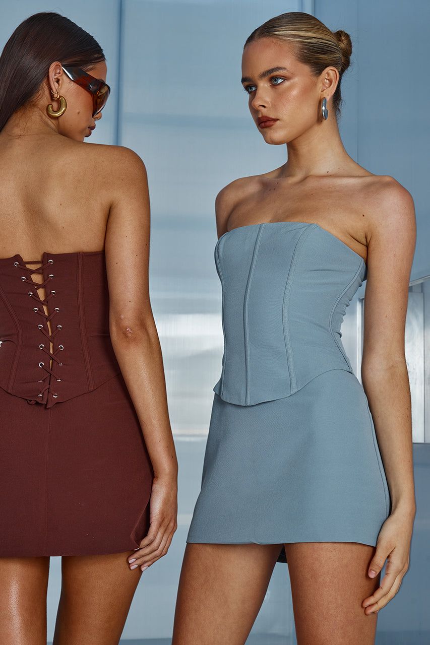 ANISHA CORSET - MIST sold by Runaway The Label