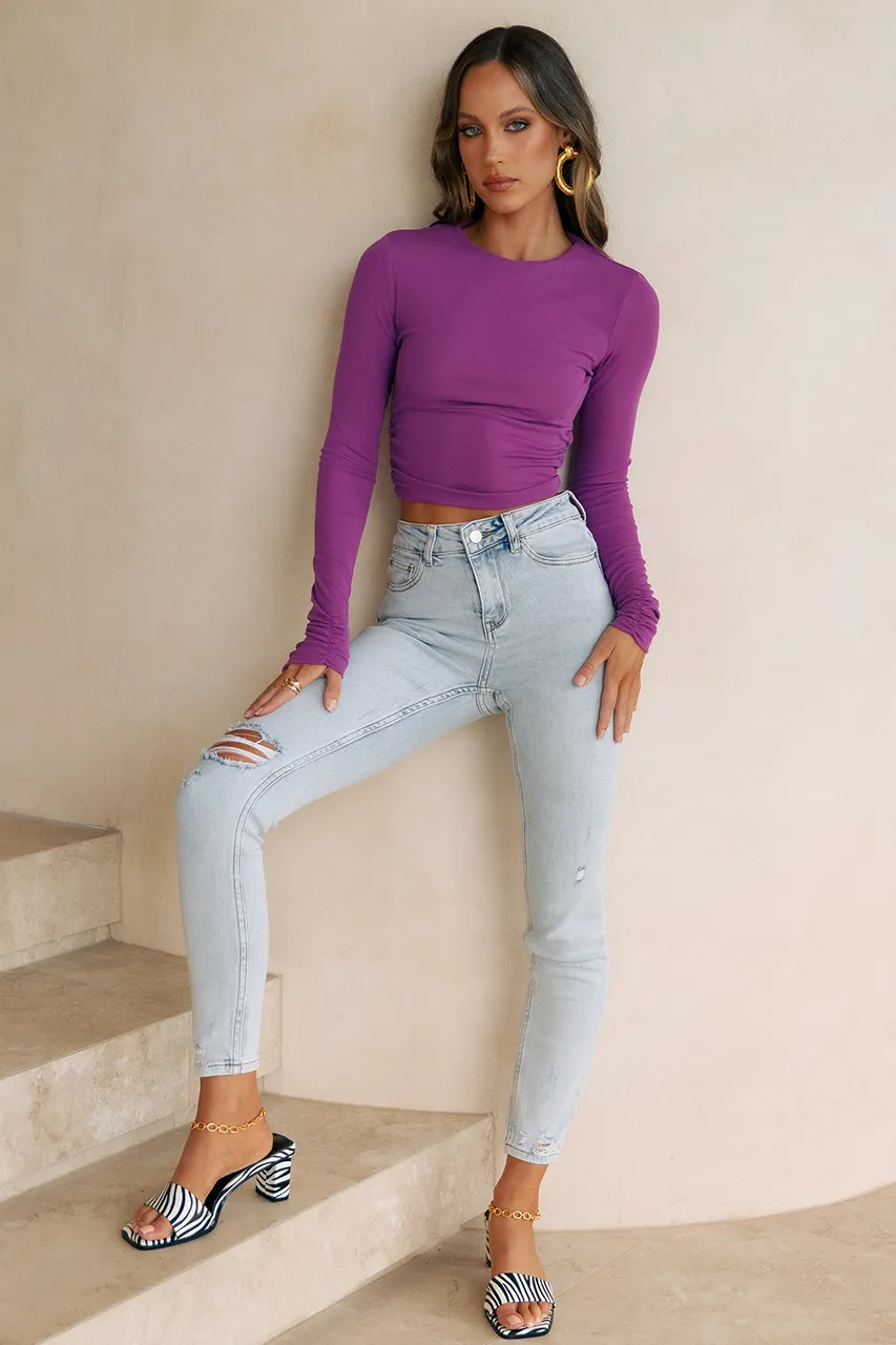 Celestina Top - Grape sold by Runaway The Label product image thumbnail 5