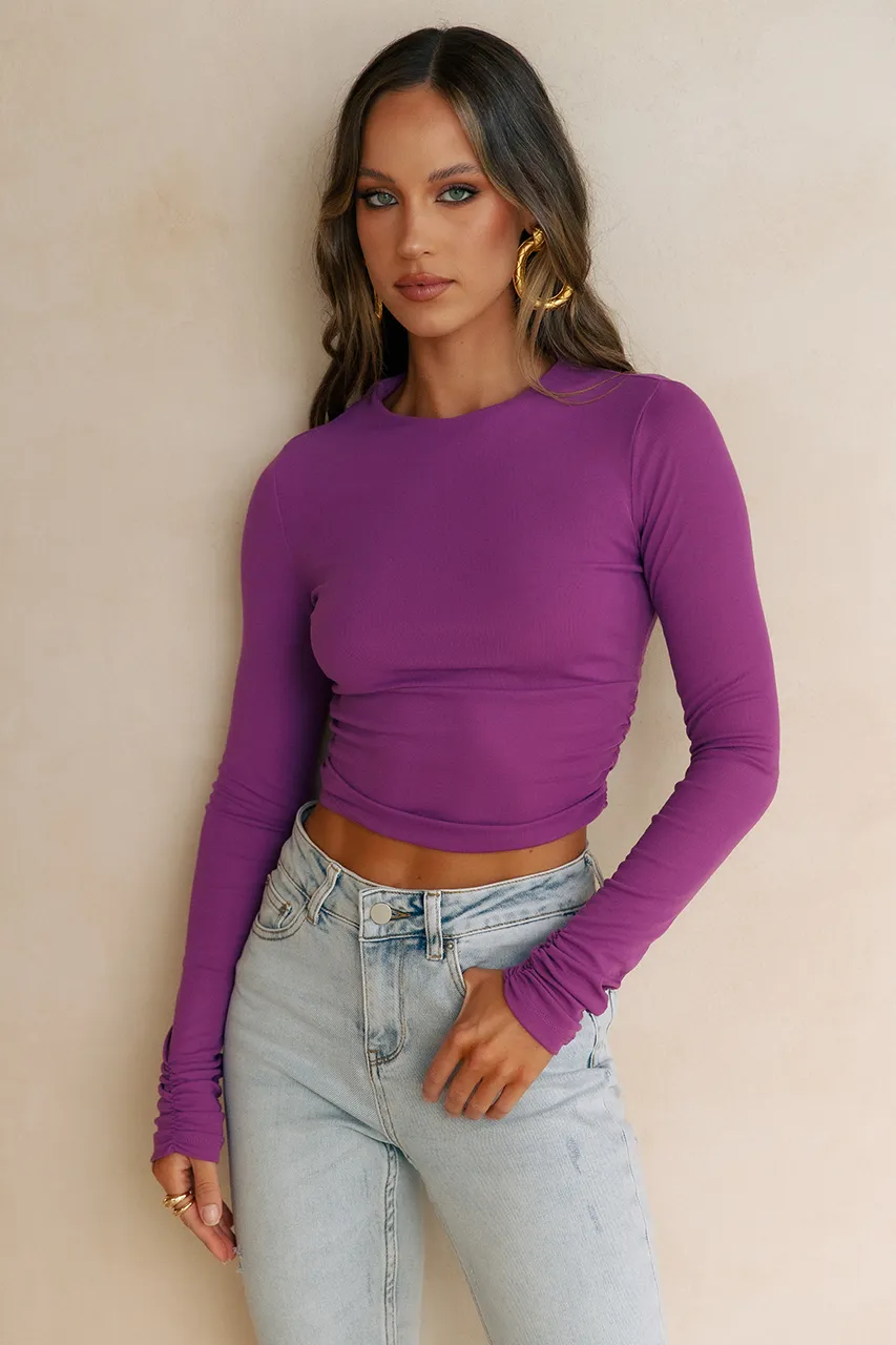 Celestina Top - Grape sold by Runaway The Label product image thumbnail 4