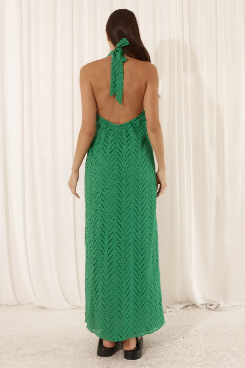 CALLIE MIDI DRESS - GREEN sold by Runaway The Label product image thumbnail 2