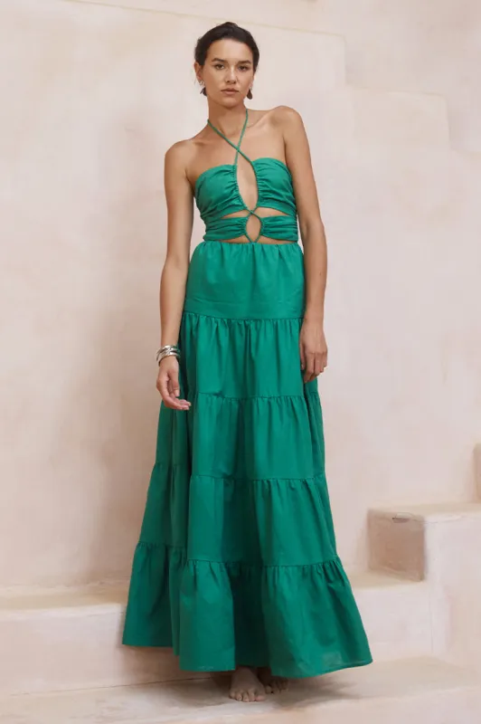 ALYSIA MAXI DRESS - EMERALD sold by Runaway The Label