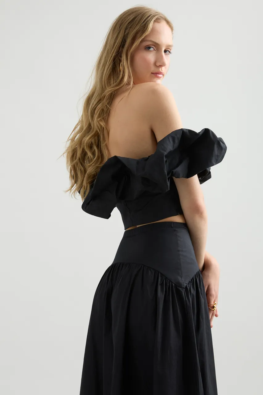 Savannah Maxi Skirt - Black sold by Runaway The Label product image thumbnail 3