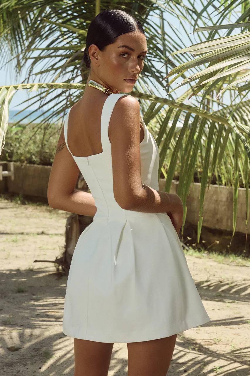 BETHANI MINI DRESS - WHITE sold by Runaway The Label product image thumbnail 2