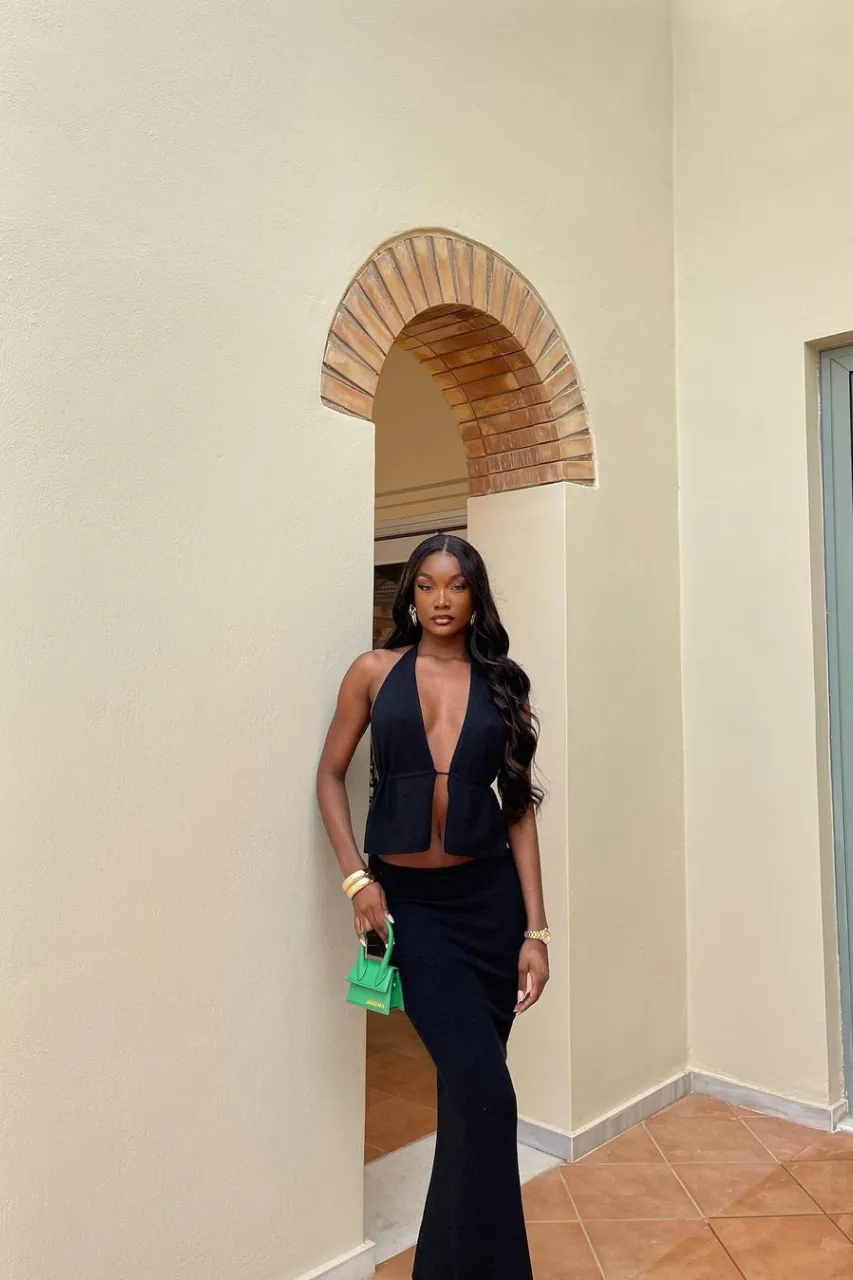 MINA MAXI SKIRT - BLACK sold by Runaway The Label product image thumbnail 5