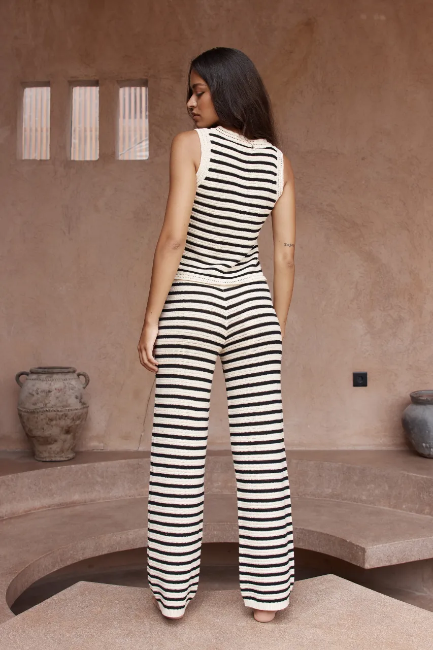 CHERIE PANT - SAND/BLACK sold by Runaway The Label product image thumbnail 2