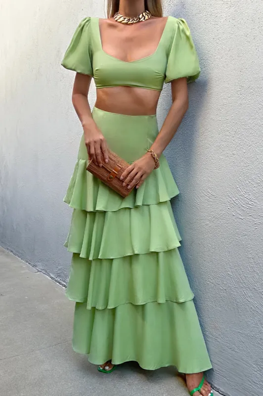 Priya Top - Matcha sold by Runaway The Label