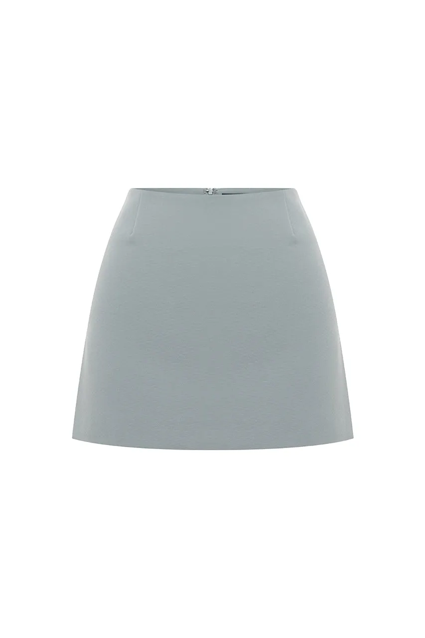 ANISHA MINI SKIRT - MIST sold by Runaway The Label product image thumbnail 5