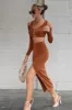 Moss Midi Skirt - Copper sold by Runaway The Label