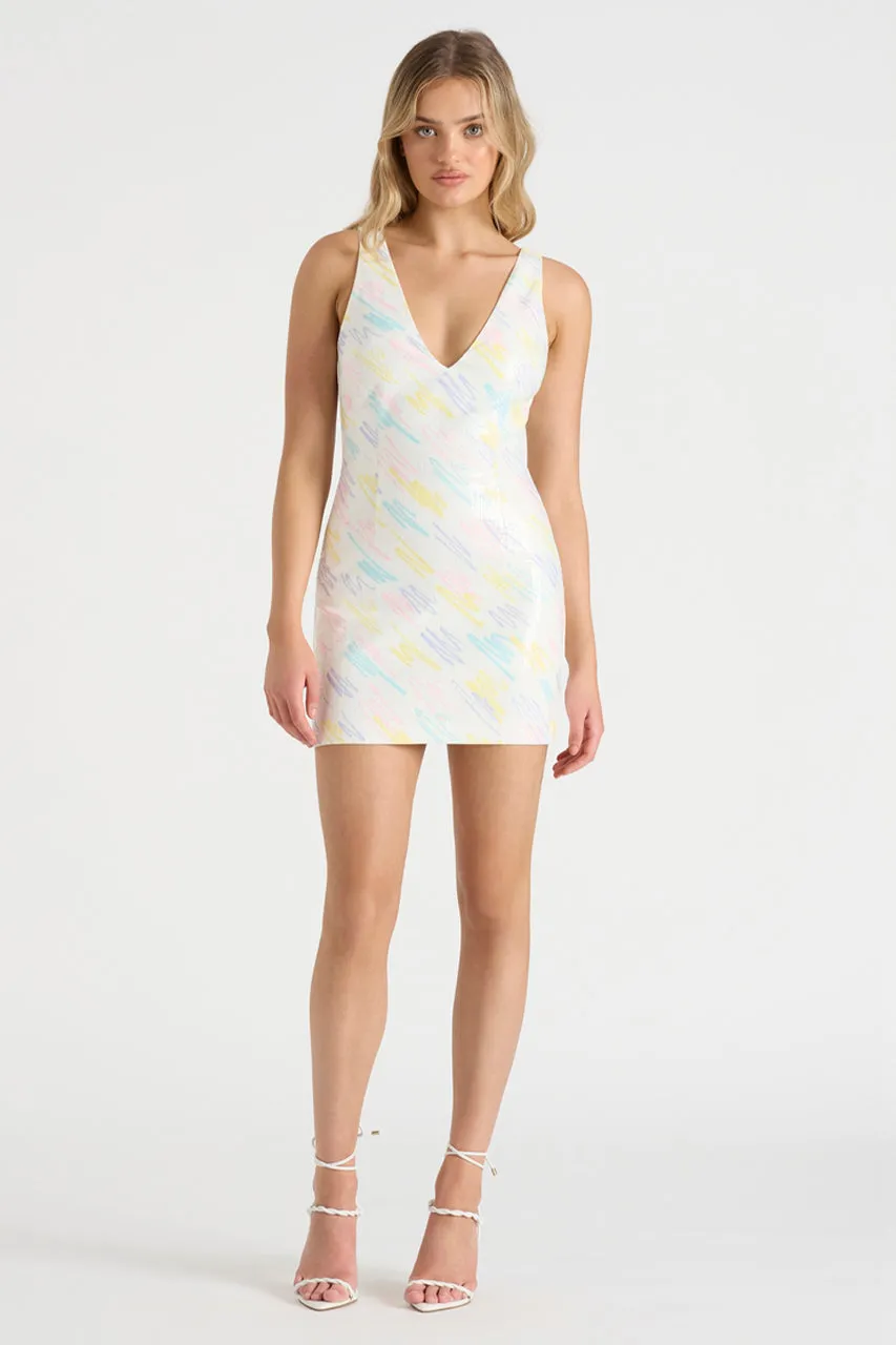 THE SQUIGGLE MINI DRESS - PRINT sold by Runaway The Label product image thumbnail 2