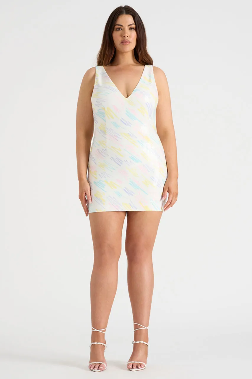 THE SQUIGGLE MINI DRESS - PRINT sold by Runaway The Label product image thumbnail 5