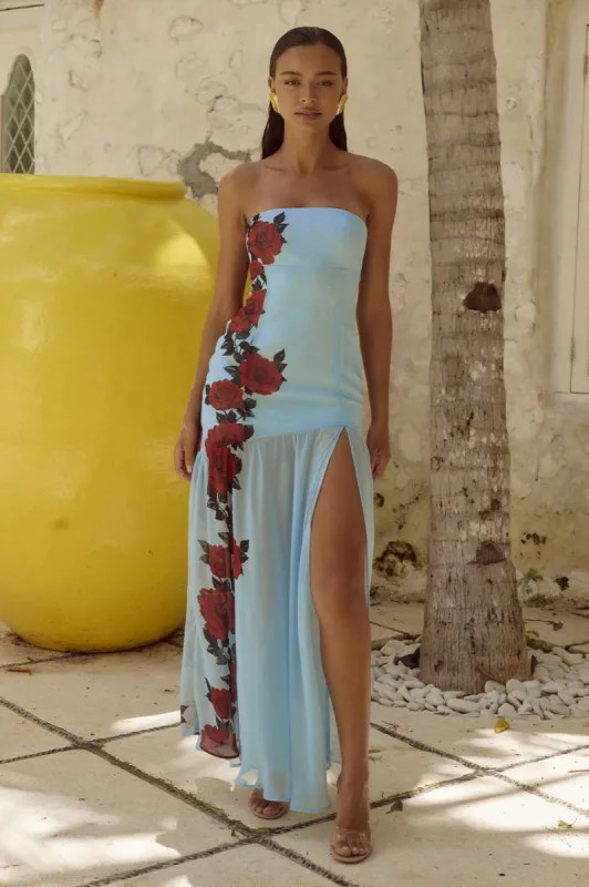 AVRIL MAXI DRESS - RED ROSE sold by Runaway The Label