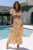Tropicana Top - Citrus Floral sold by Runaway The Label