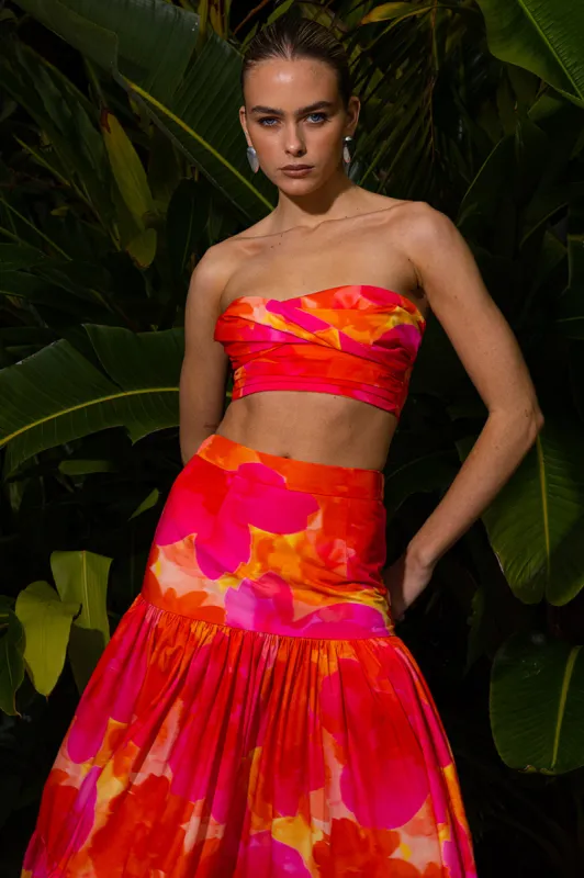 AYLA TOP - ORALIE ORANGE sold by Runaway The Label