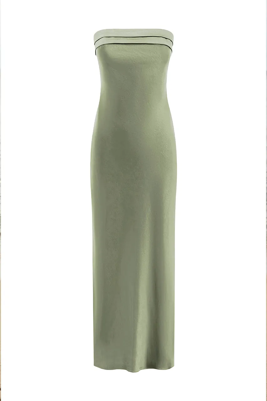 DELILAH MAXI DRESS - SAGE sold by Runaway The Label product image thumbnail 3