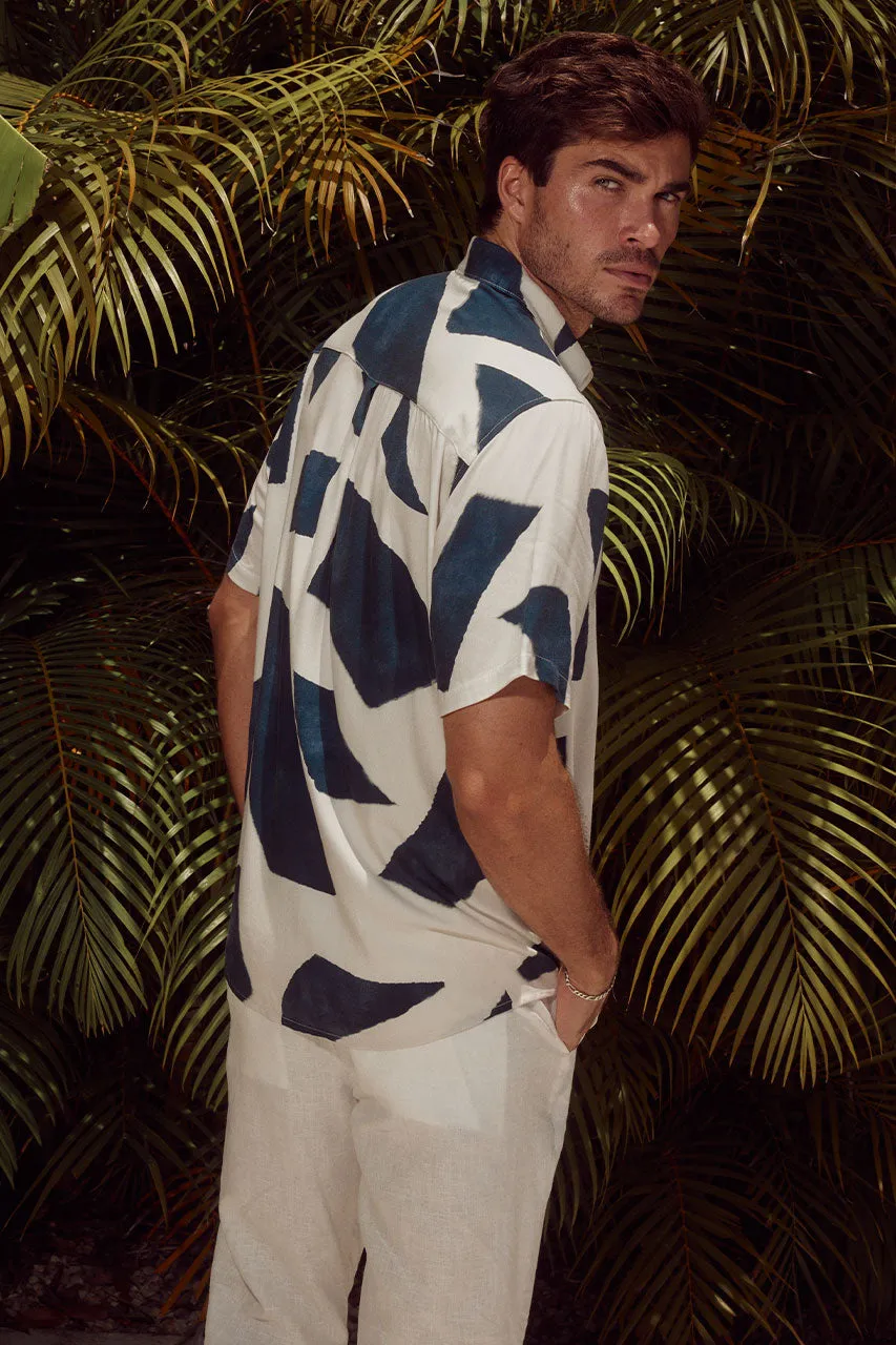 LAZURE SHIRT - NAVY STONE sold by Runaway The Label product image thumbnail 2