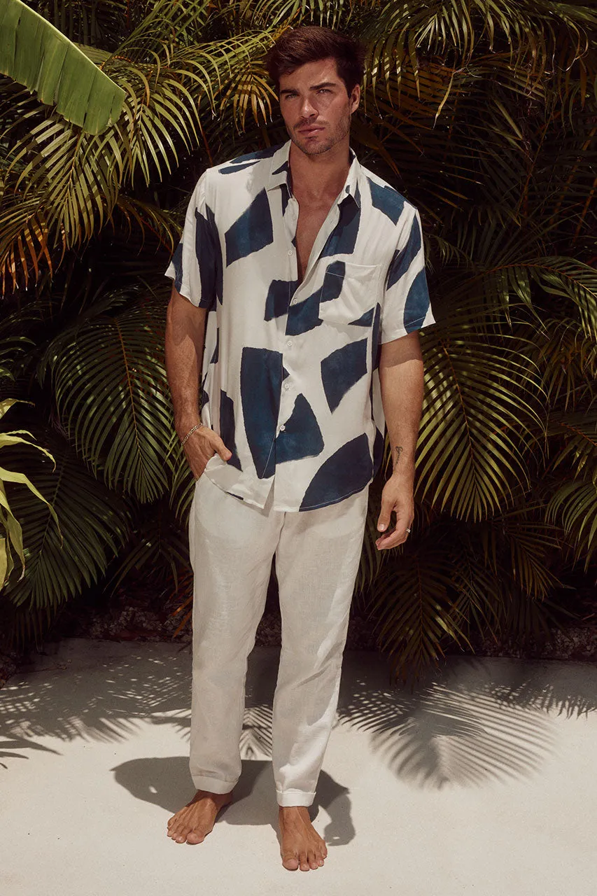 LAZURE SHIRT - NAVY STONE sold by Runaway The Label product image thumbnail 5