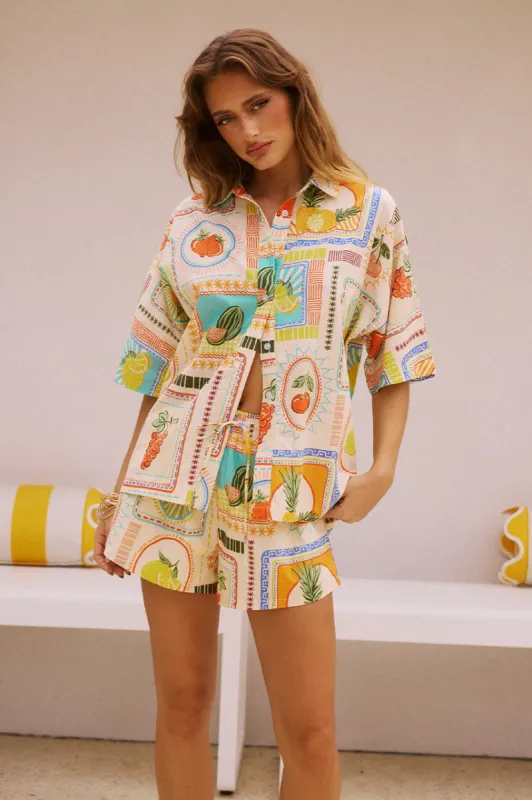 AGATA SHIRT - AGATA PRINT sold by Runaway The Label