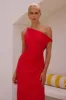 JASPIN MIDI DRESS - RED sold by Runaway The Label