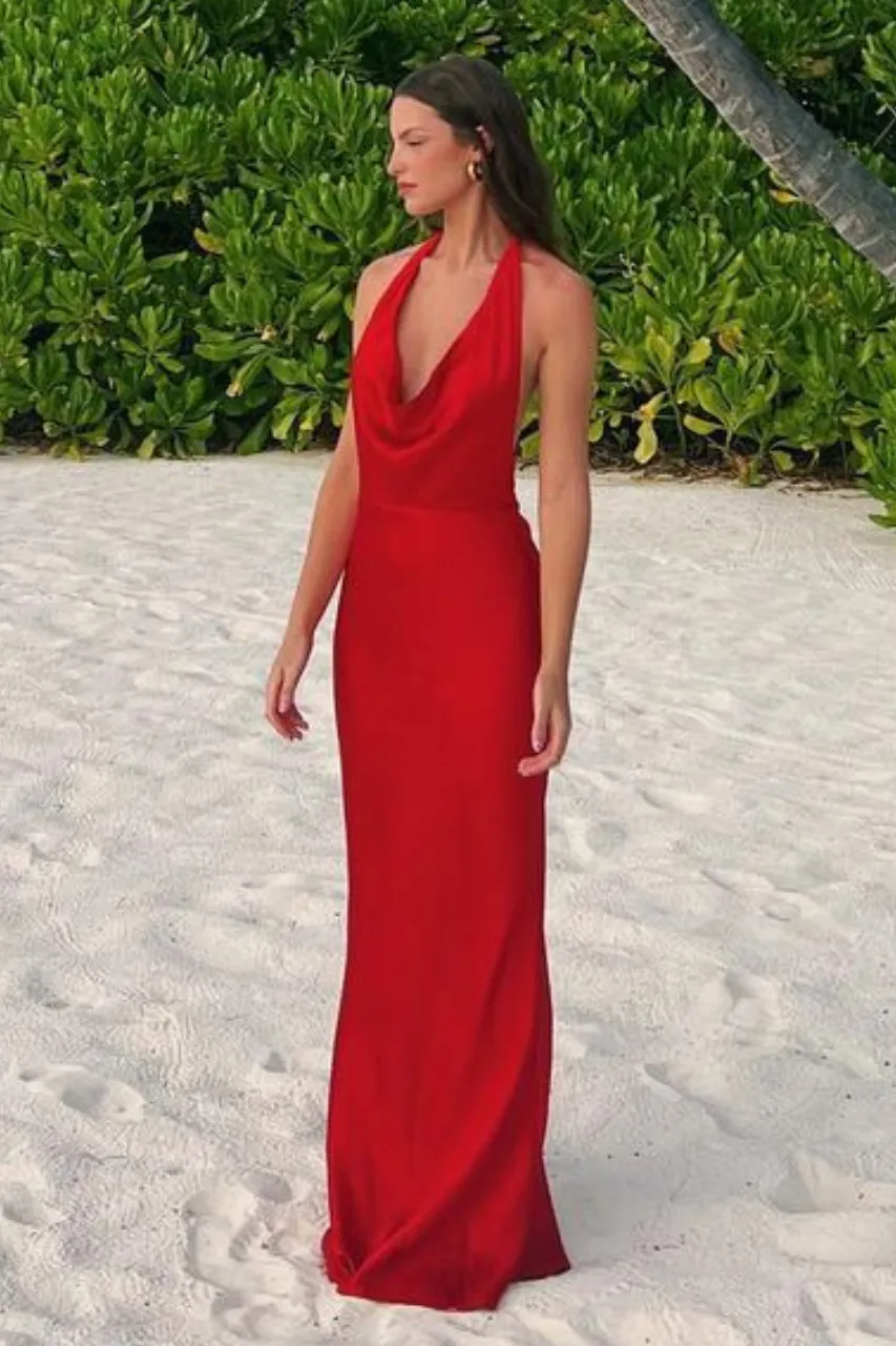 POSEY MAXI DRESS - RED sold by Runaway The Label product image thumbnail 5