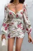 JACI MINI DRESS - WHITE FLORAL sold by Runaway The Label