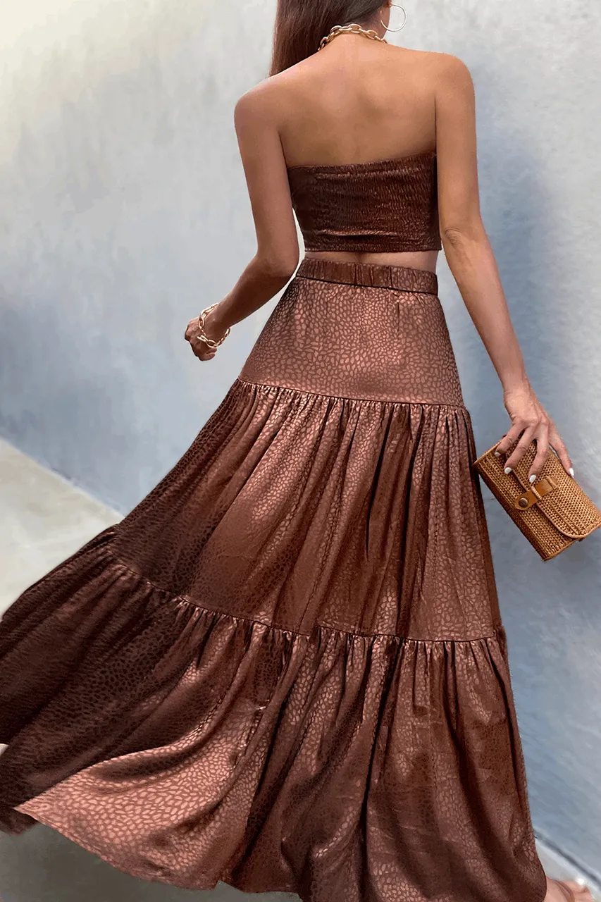 April Top - Chocolate sold by Runaway The Label product image thumbnail 2