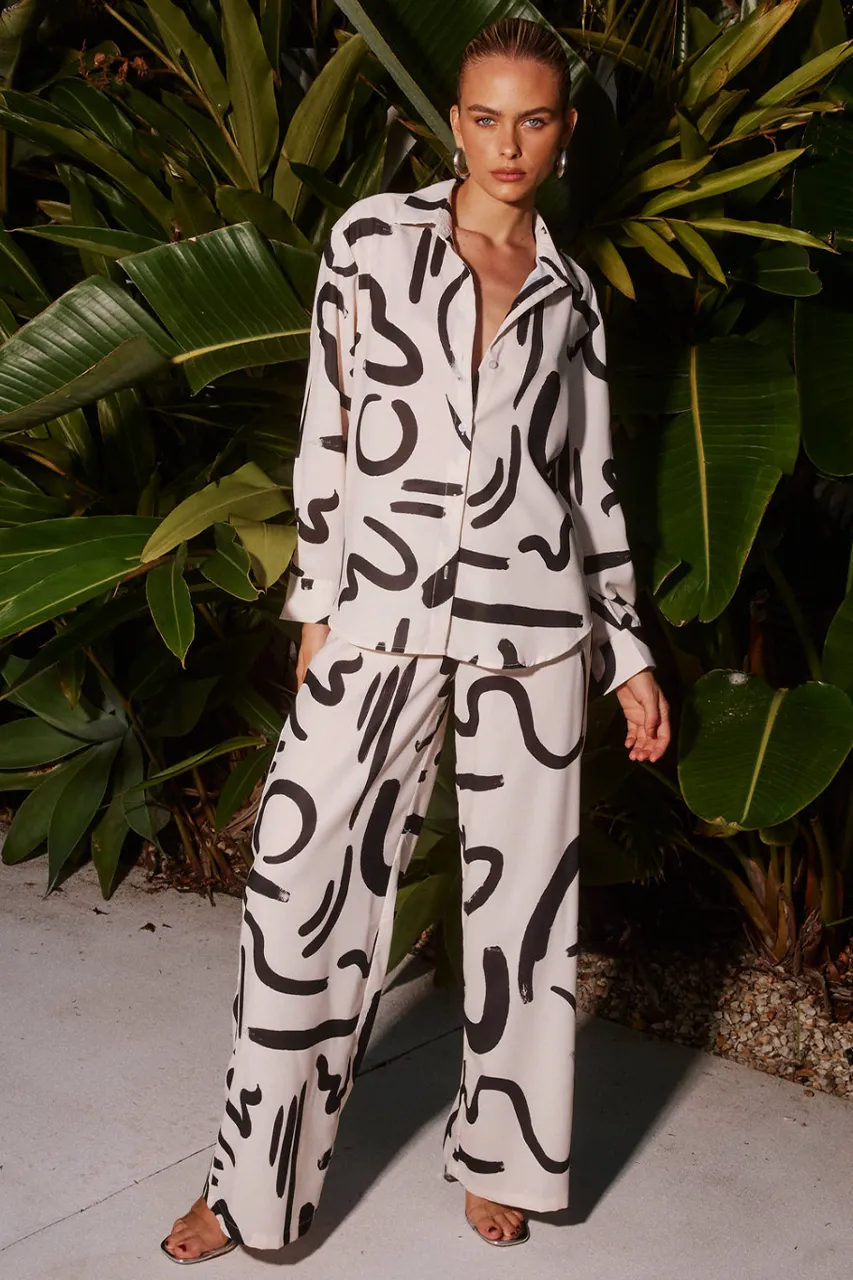 York Long Sleeve - Sand/Black sold by Runaway The Label product image thumbnail 4