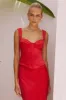 OURA MIDI SKIRT - RED sold by Runaway The Label