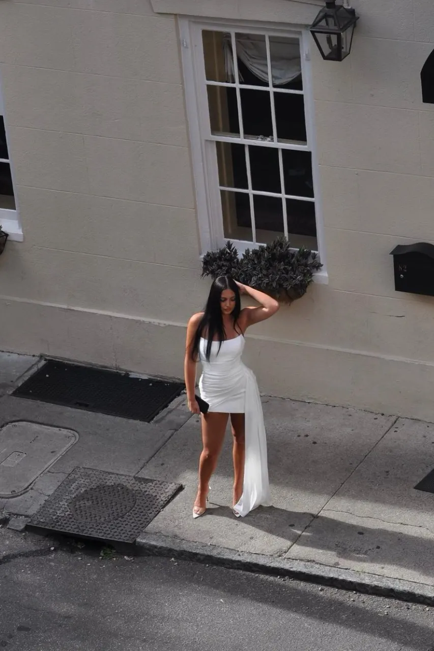 NIGHT LOVER DRESS - WHITE sold by Runaway The Label product image thumbnail 2