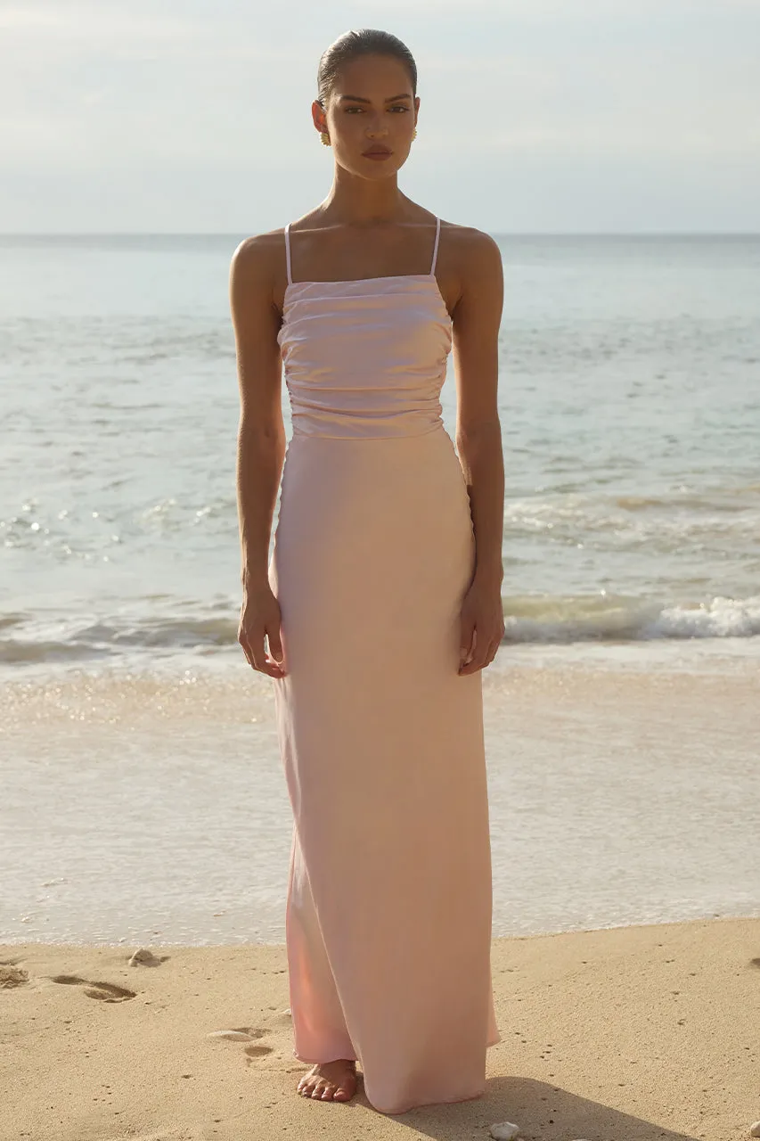 LUCIENNE MAXI DRESS - MUSK sold by Runaway The Label