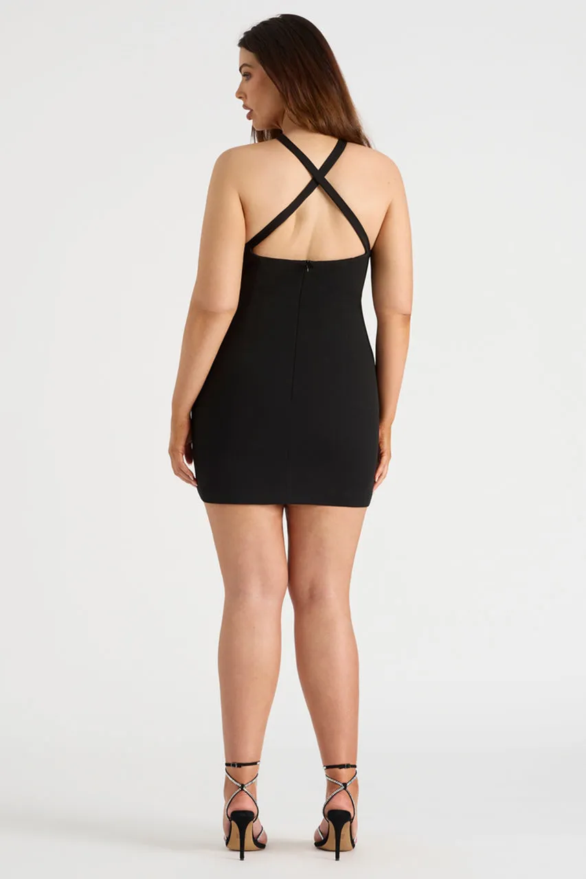 THE FLOWER MINI DRESS - BLACK sold by Runaway The Label product image thumbnail 3