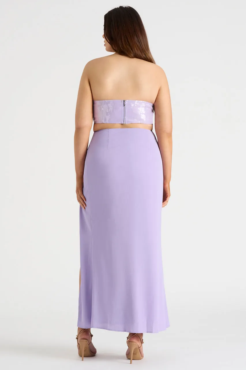 THE SEQUIN BANDEAU - LILAC sold by Runaway The Label product image thumbnail 5